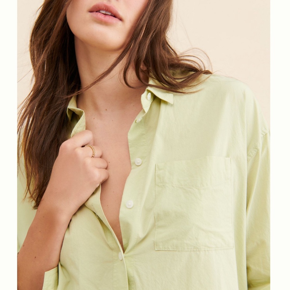 Madewell Oversized Patch-Pocket Button Down Top, … - image 3